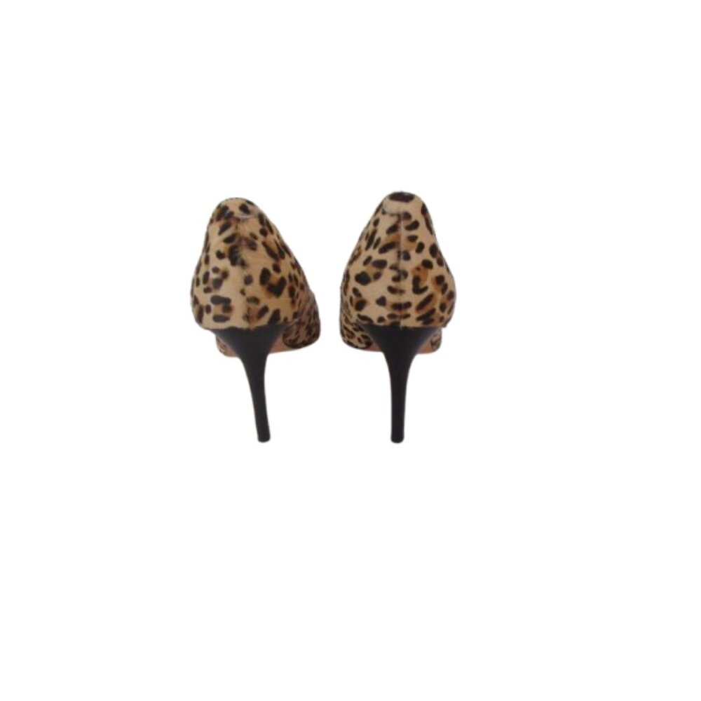 Corso Como Leopard Black Hair Calf Heel Heels in Size 7M - Picture 5 of 8